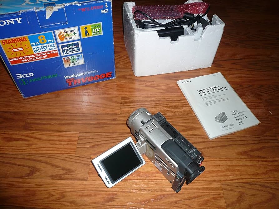 ビデオカメラ Sony Handycam DCR-TRV900 3CCD MiniDV Sony Handycam DCR-TRV900 Mini DV Camcorder for sale online